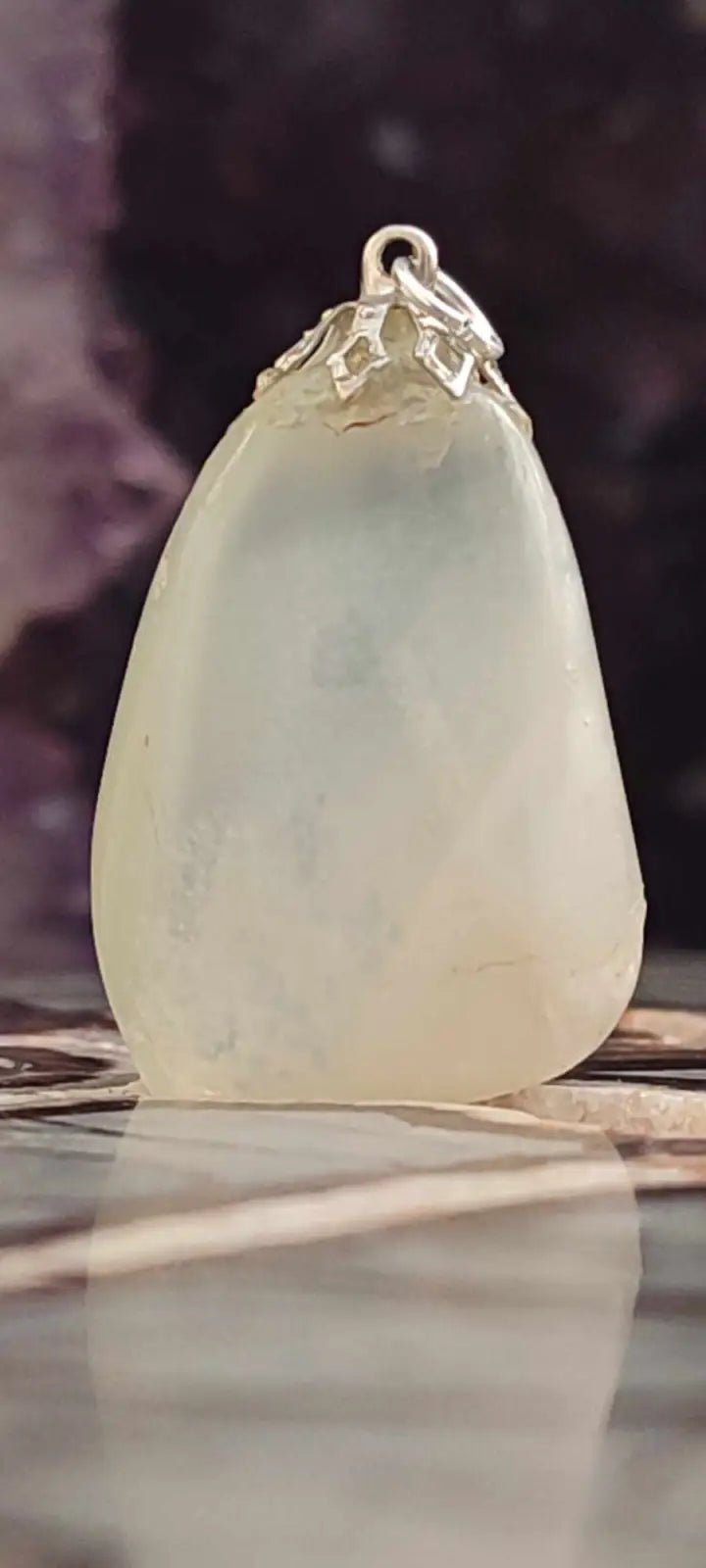 Load image into Gallery viewer, Pierre de lune Adulaire du Brésil pendentif Grade A++++ (fourni avec cordon) Pierre de lune Adulaire pendentif
