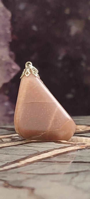 Pierre de lune Adulaire du Brésil pendentif Grade A++++ (fourni avec cordon) Pierre de lune Adulaire pendentif