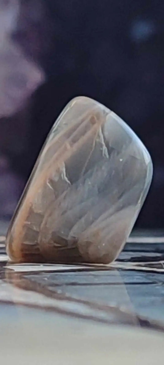 Pierre de lune Adulaire du Brésil pierre roulée Grade A++++ Pierre de lune Adulaire roulée