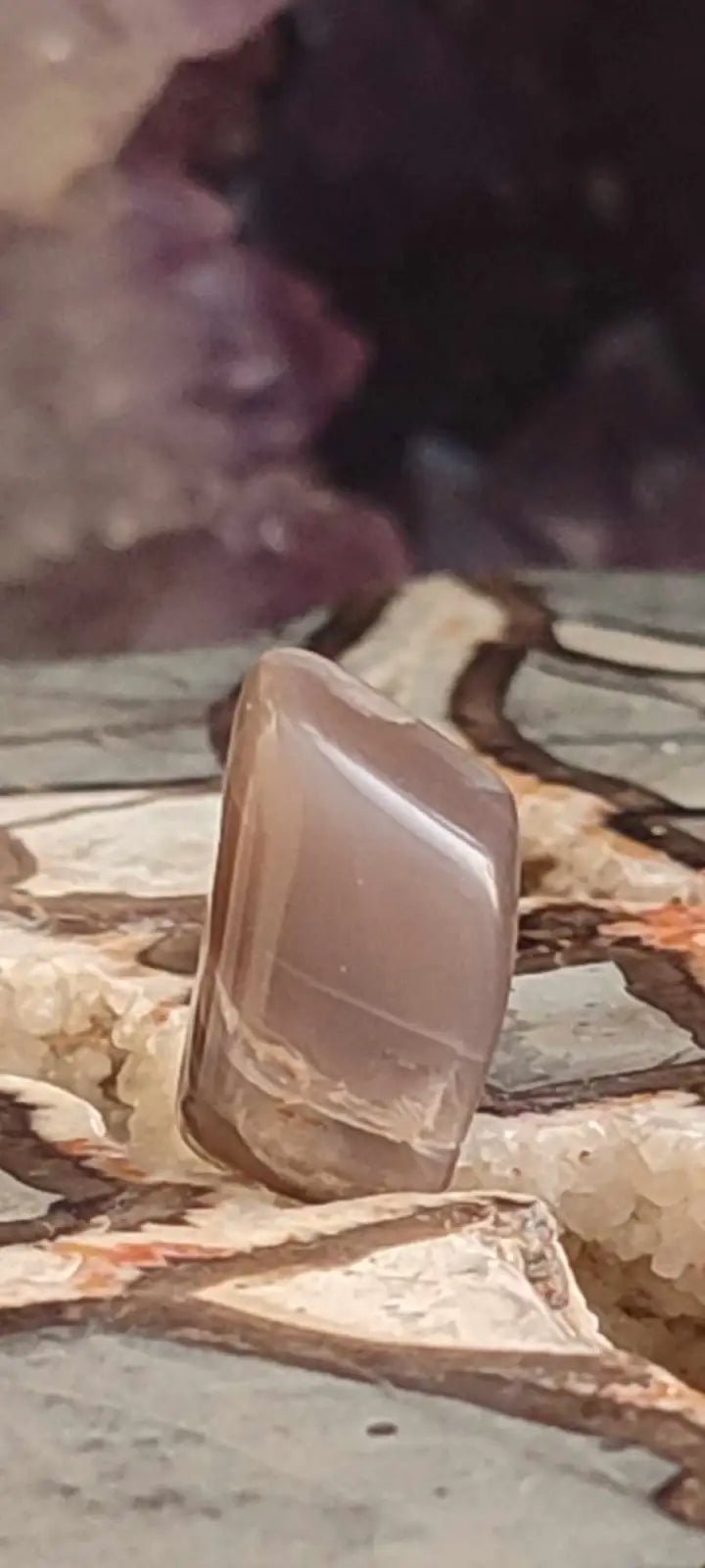 Load image into Gallery viewer, Pierre de lune Adulaire du brésil pierre roulée Grade A++++ Pierre de lune Adulaire roulée
