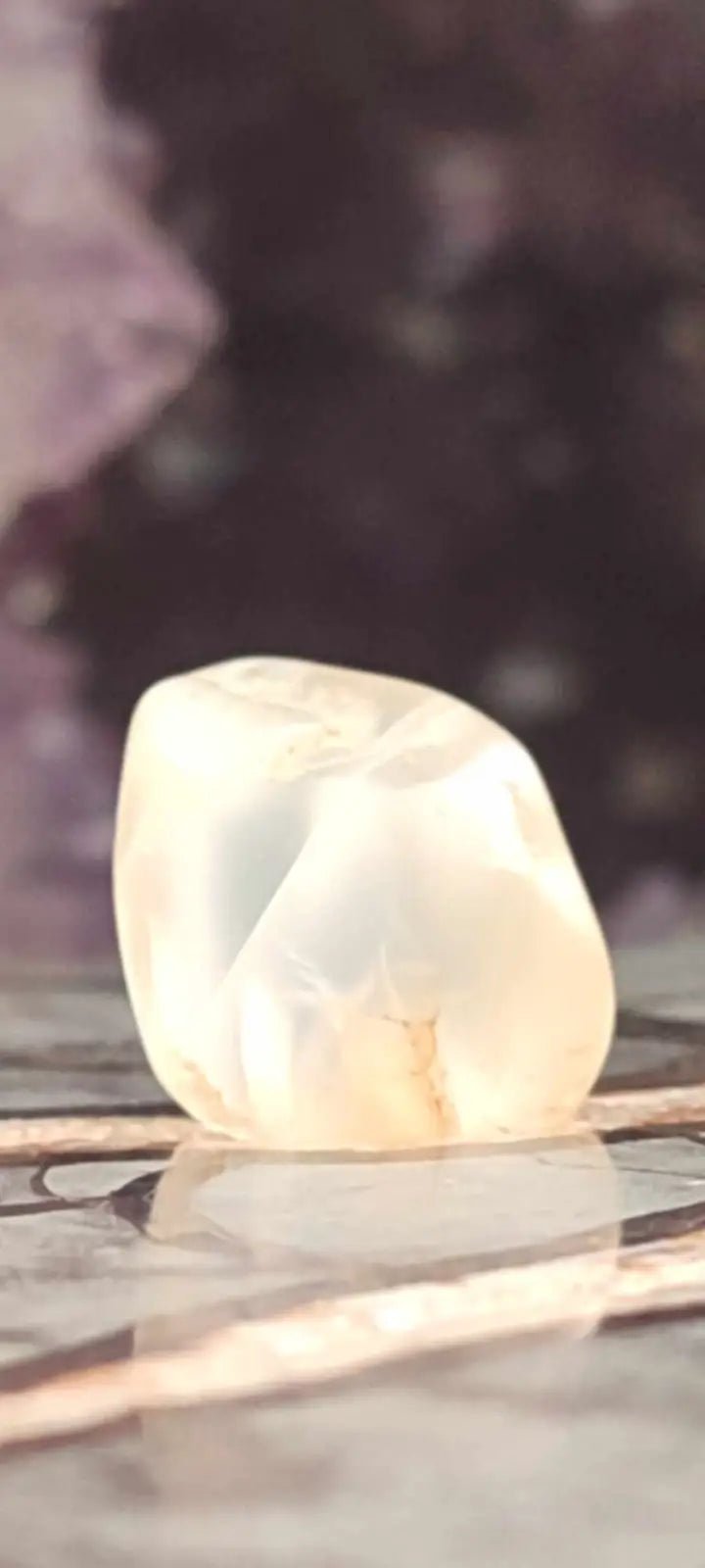 Load image into Gallery viewer, Pierre de lune Adulaire du Brésil pierre roulée Grade A++++ Pierre de lune Adulaire roulée
