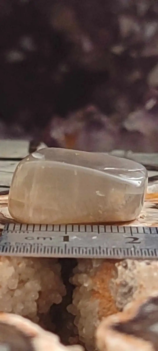 Pierre de lune Adulaire du Brésil pierre roulée Grade A++++ Pierre de lune Adulaire roulée