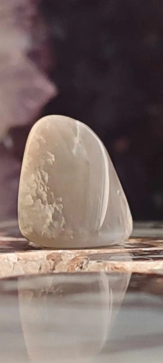 Pierre de lune Adulaire du Brésil pierre roulée Grade A++++ Pierre de lune Adulaire roulée