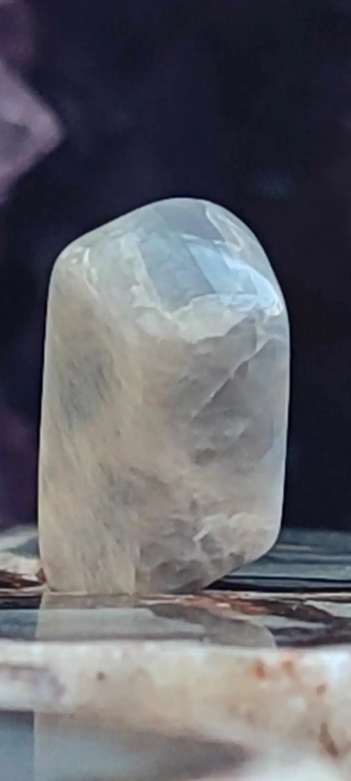 Load image into Gallery viewer, Pierre de lune Adulaire du Brésil pierre roulée Grade A++++ Pierre de lune Adulaire roulée
