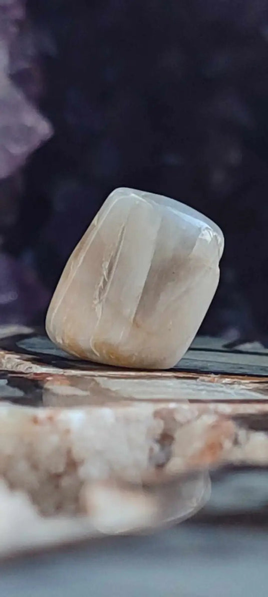 Pierre de lune Adulaire du Brésil pierre roulée grade A++++ Pierre de lune Adulaire roulée