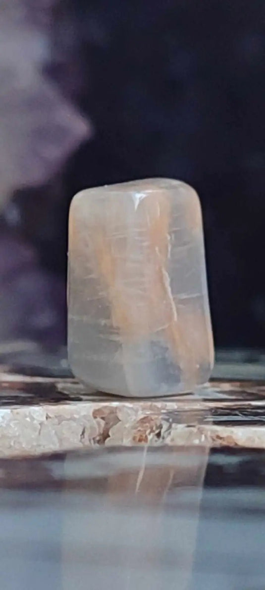 Pierre de lune Adulaire du Brésil pierre roulée Grade A++++ Pierre de lune Adulaire roulée