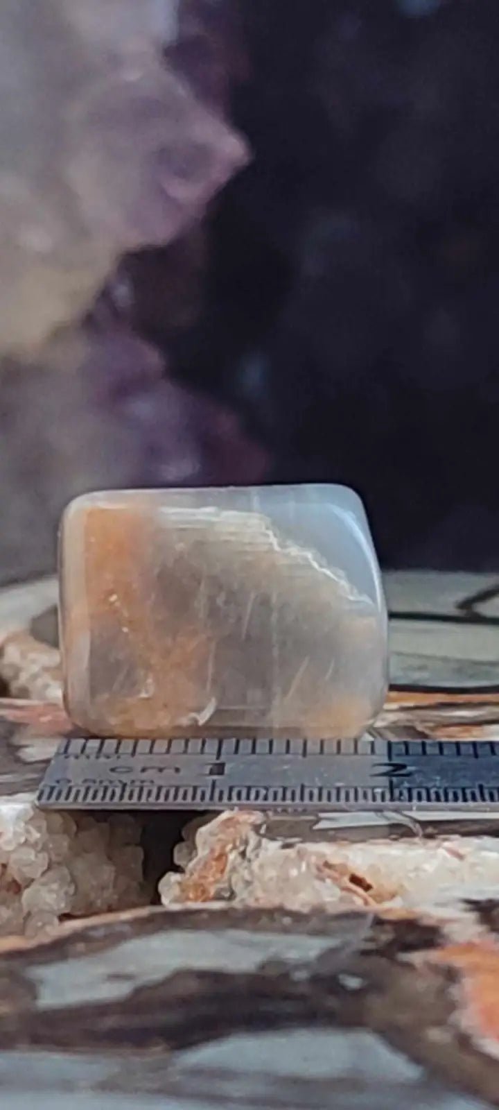 Load image into Gallery viewer, Pierre de lune Adulaire du Brésil pierre roulée Grade A++++ Pierre de lune Adulaire roulée
