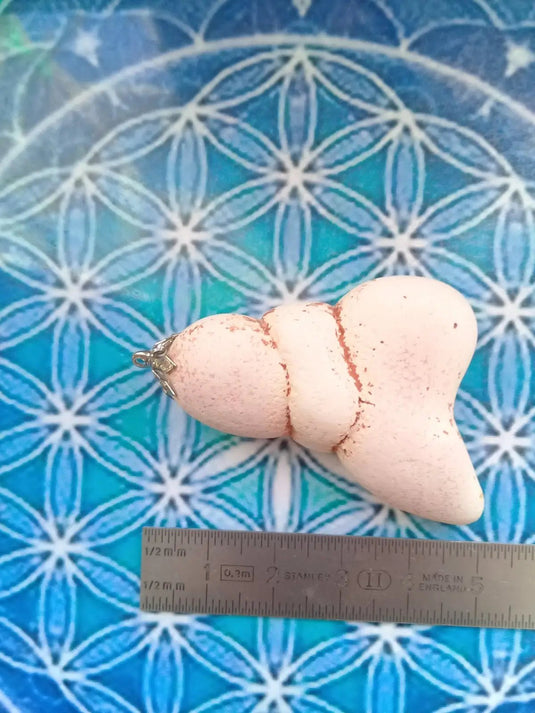 Pierre des Fées du Maroc pendentif Grade A ++++ Fourni avec cordon Pendentif Pierre des Fées