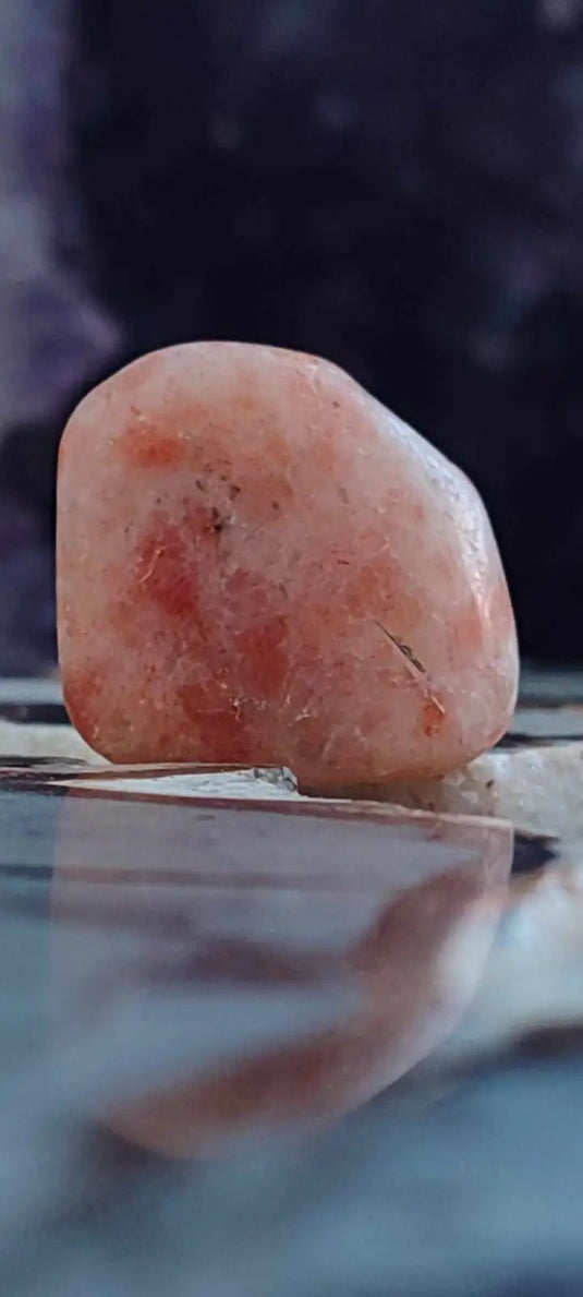 Pierre du soleil Héliolite du Brésil pierre roulée Grade A++++ Pierre du soleil Héliolite