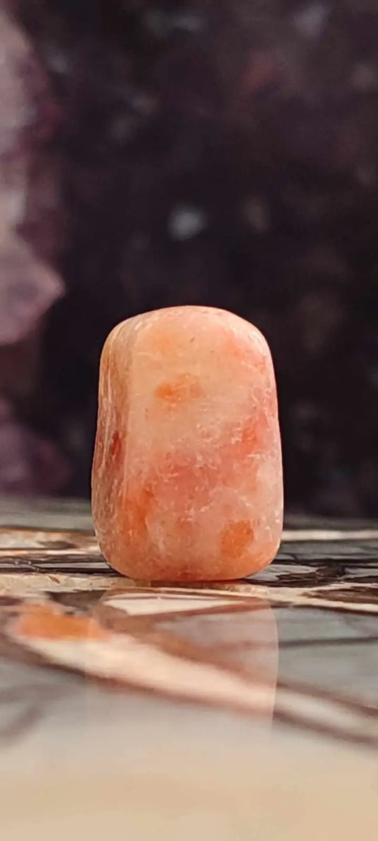 Pierre du soleil Héliolite du Brésil pierre roulée Grade A++++ Pierre du soleil Héliolite