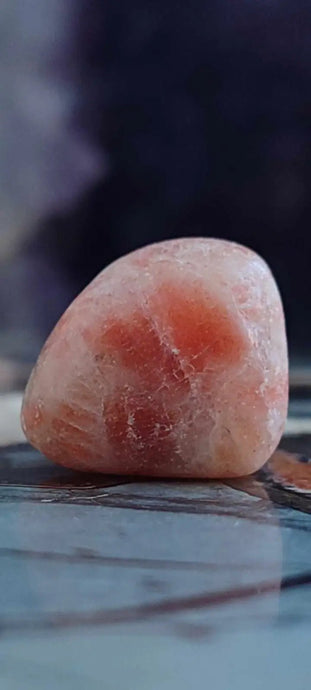 Pierre du soleil Héliolite du Brésil pierre roulée Grade A+++++ Pierre du soleil Héliolite