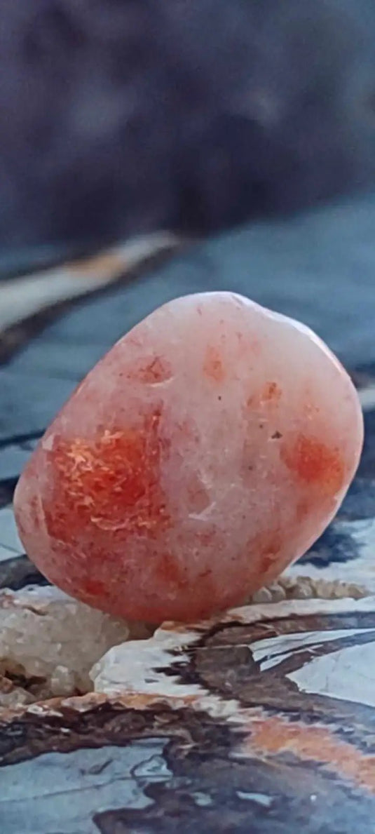 Pierre du soleil Héliolite du Brésil pierre roulée Grade A++++ Pierre du soleil Héliolite