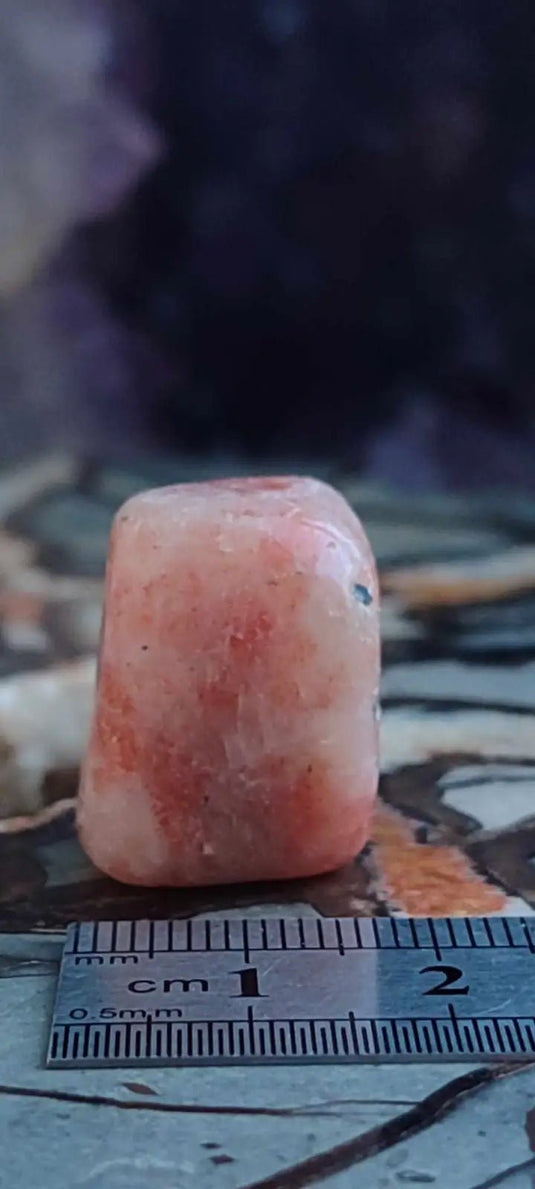 Pierre du soleil Héliolite du Brésil pierre roulée Grade A++++ Pierre du soleil Héliolite