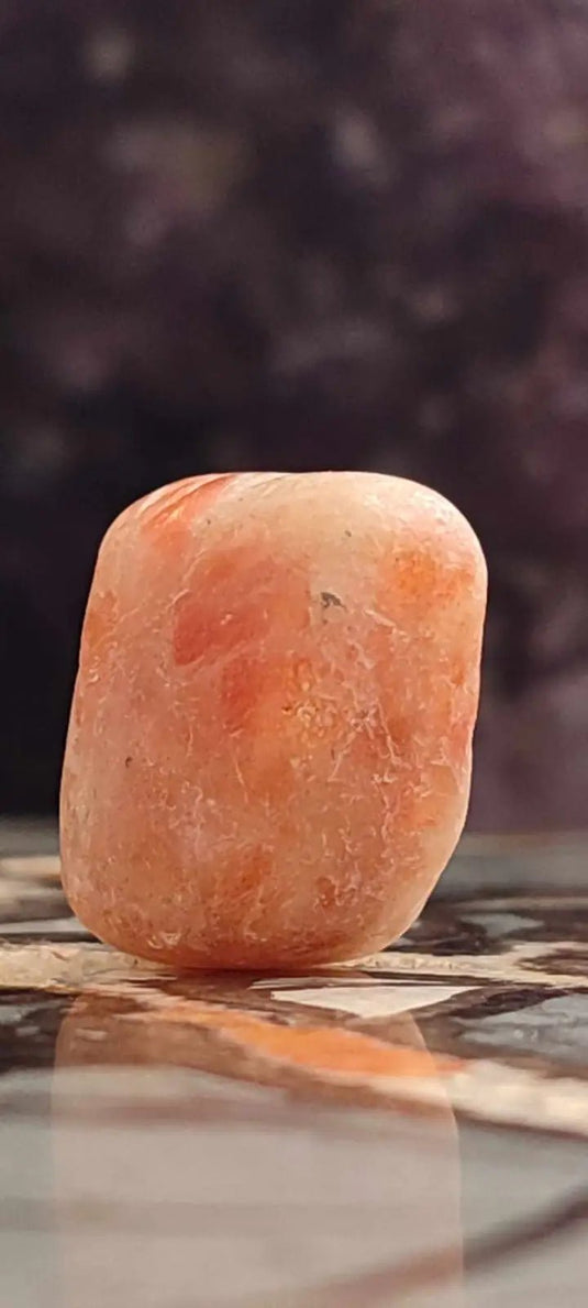 Pierre du soleil Héliolite du Brésil pierre roulée Grade A++++ Pierre du soleil Héliolite