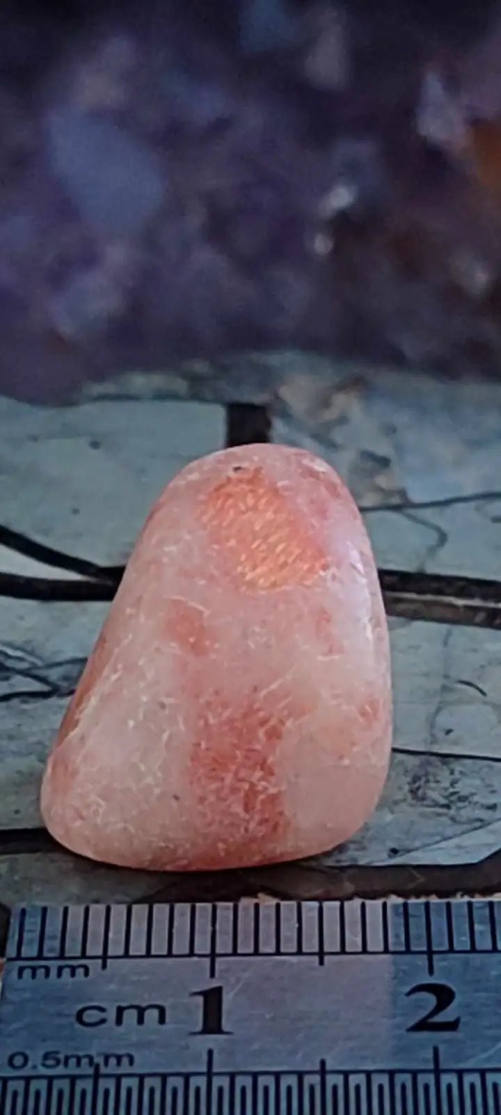 Load image into Gallery viewer, Pierre du soleil Héliolite du Brésil pierre roulée Grade A++++ Pierre du soleil Héliolite
