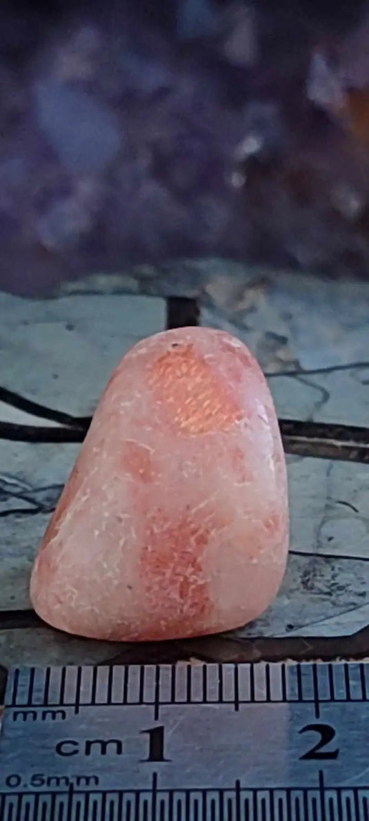 Pierre du soleil Héliolite du Brésil pierre roulée Grade A++++ Pierre du soleil Héliolite