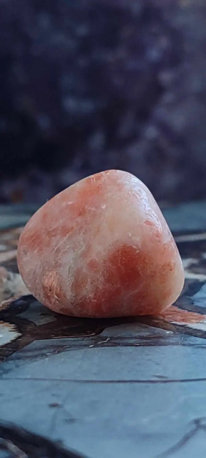 Load image into Gallery viewer, Pierre du soleil Héliolite du brésil pierre roulée Grade A++++ Pierre du soleil Héliolite
