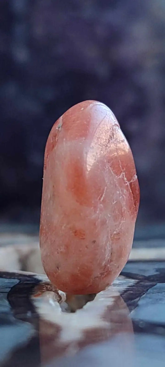 Pierre du soleil Héliolite du Brésil pierre roulée Grade A++++ Pierre du soleil Héliolite