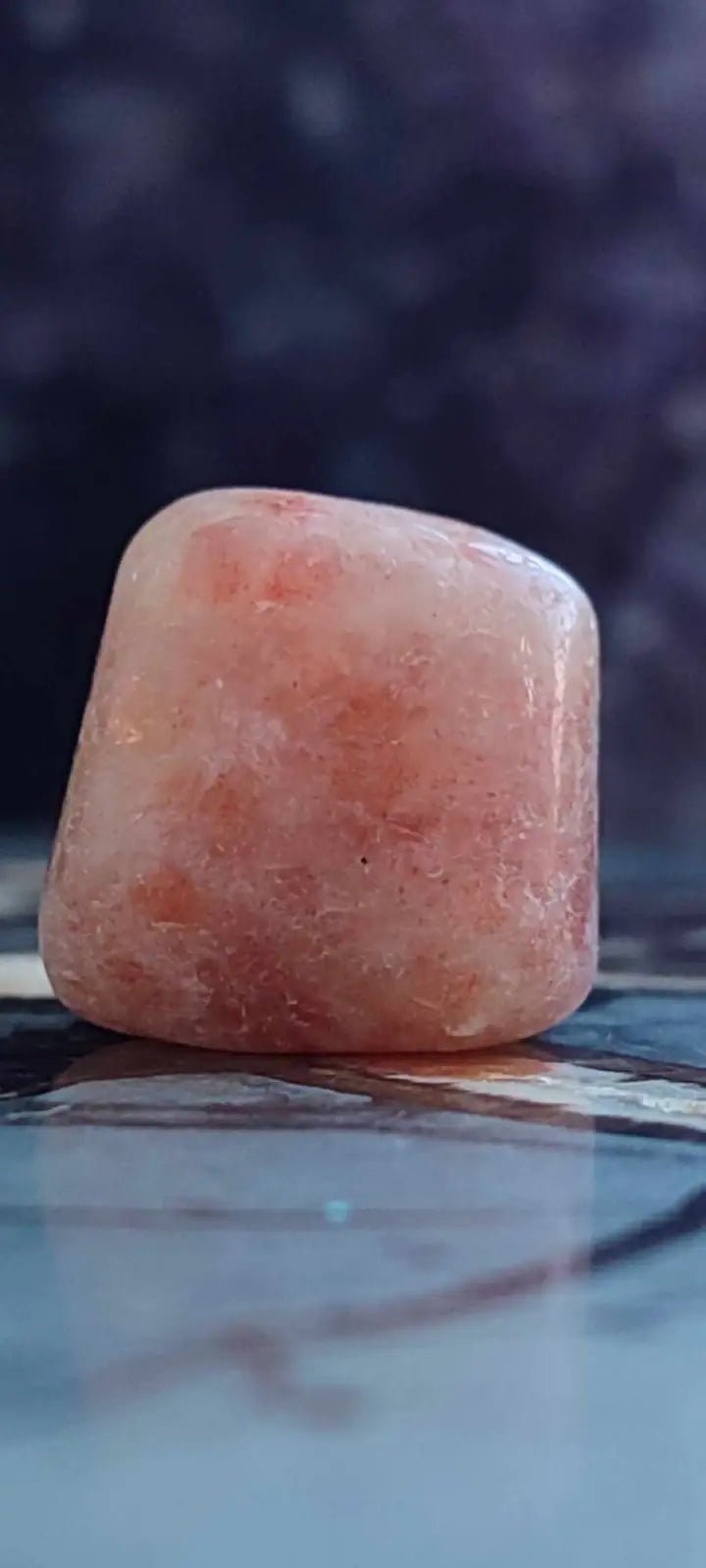 Load image into Gallery viewer, Pierre du soleil Héliolite du brésil pierre roulée Grade A++++ Pierre du soleil Héliolite
