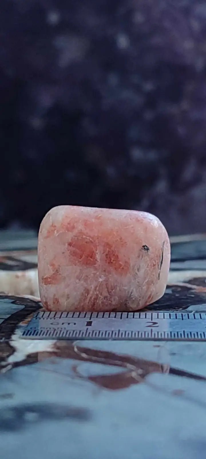 Load image into Gallery viewer, Pierre du soleil Héliolite du brésil pierre roulée Grade A++++ Pierre du soleil Héliolite
