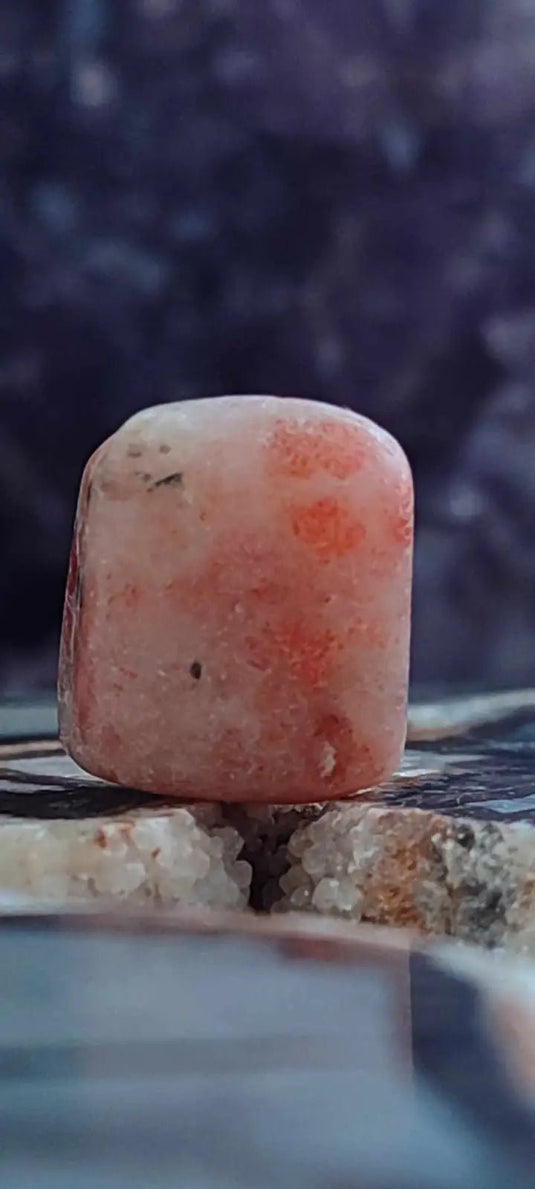 Pierre du soleil Héliolite du brésil pierre roulée Grade A++++ Pierre du soleil Héliolite