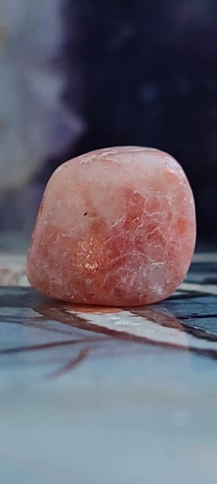 Load image into Gallery viewer, Pierre du soleil Héliolite du brésil pierre roulée Grade A++++ Pierre du soleil Héliolite
