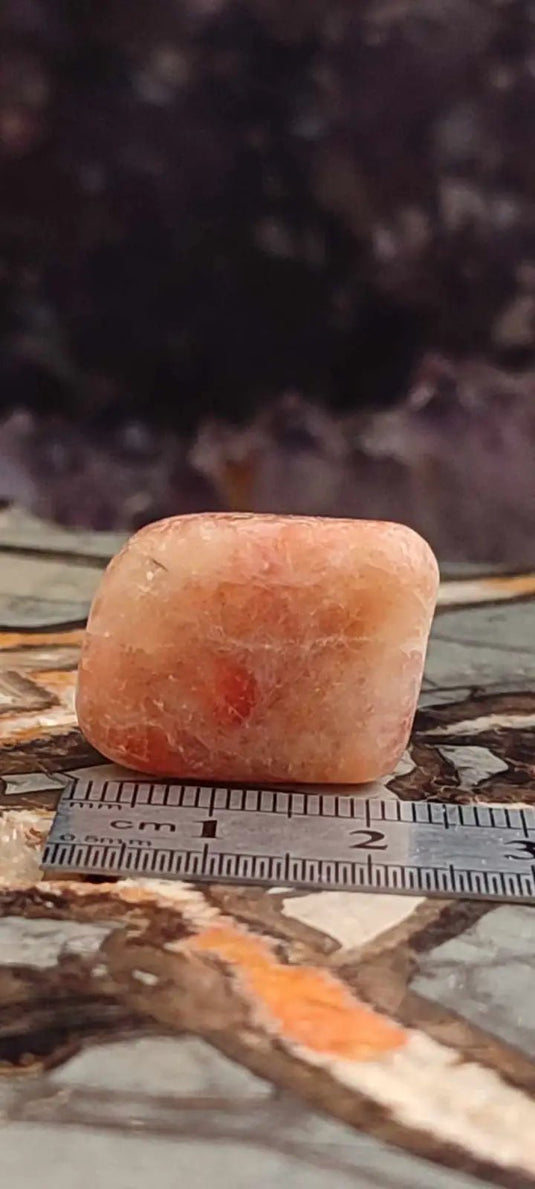 Pierre du soleil Héliolite du Brésil pierre roulée Grade A++++ Pierre du soleil Héliolite