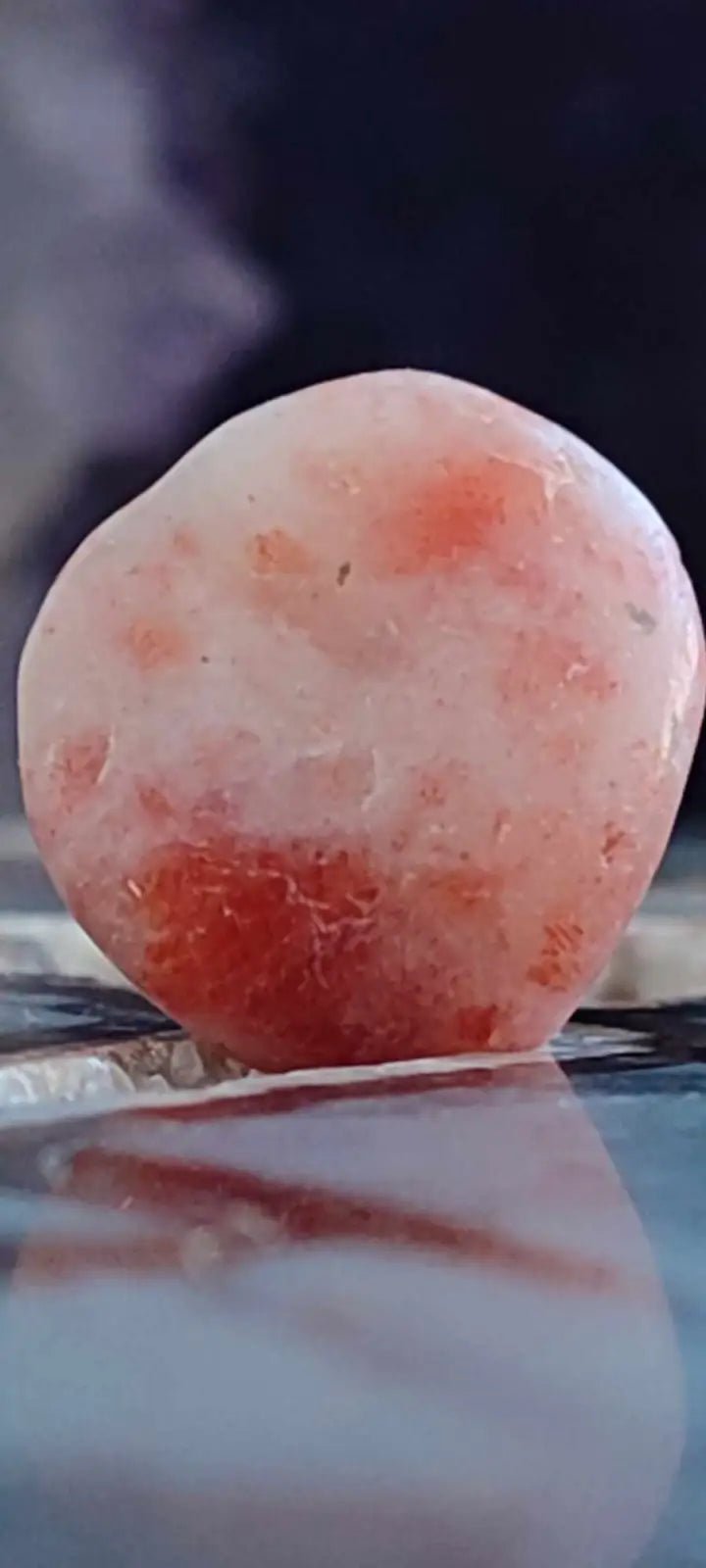 Chargez l&#39;image dans la visionneuse de la galerie, Pierre du soleil Héliolite du Brésil pierre roulée Grade A++++ Pierre du soleil Héliolite
