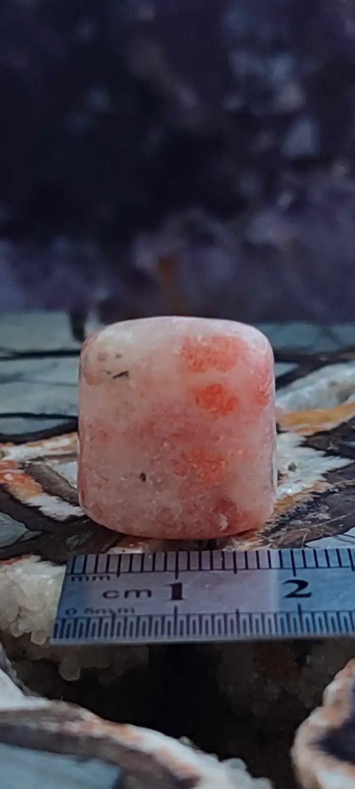 Load image into Gallery viewer, Pierre du soleil Héliolite du brésil pierre roulée Grade A++++ Pierre du soleil Héliolite
