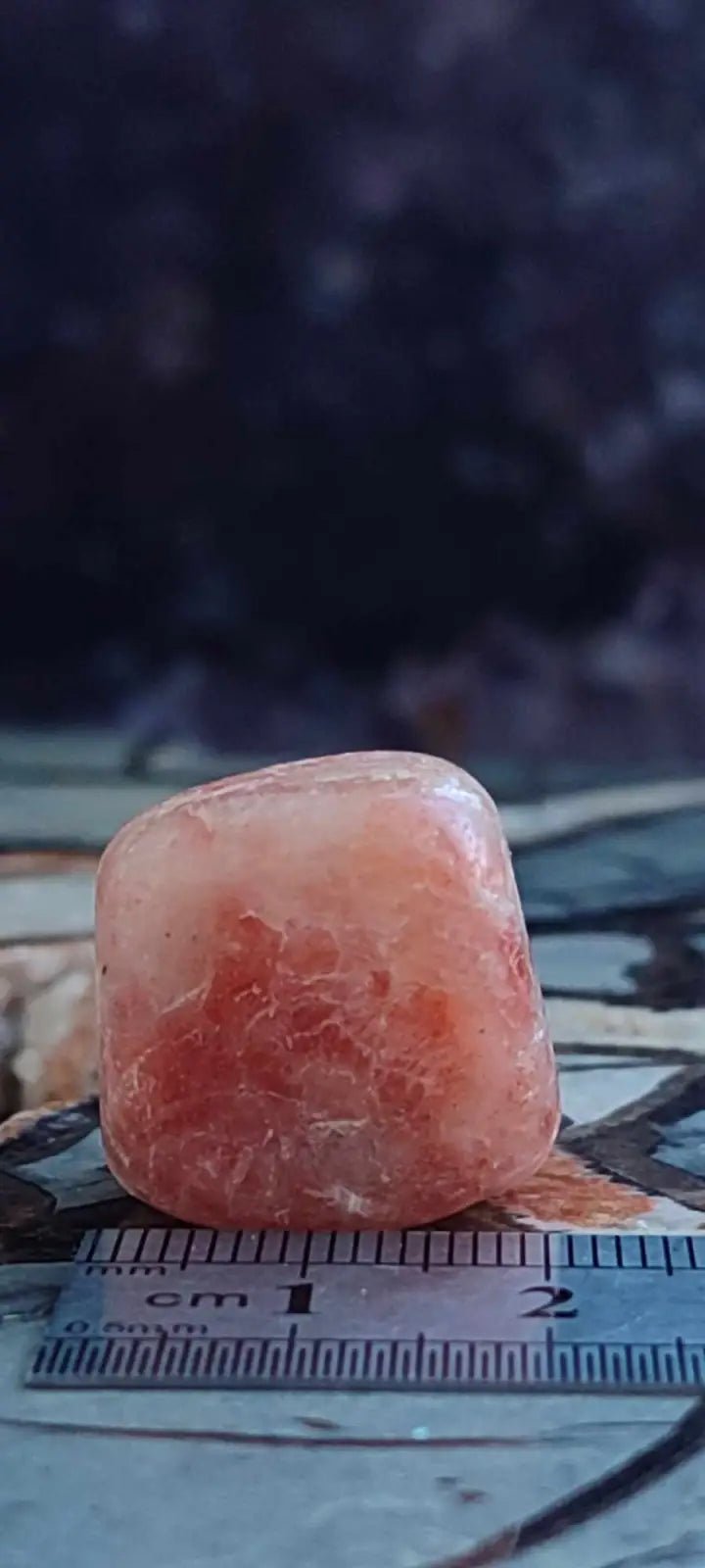 Load image into Gallery viewer, Pierre du soleil Héliolite du brésil pierre roulée Grade A++++ Pierre du soleil Héliolite
