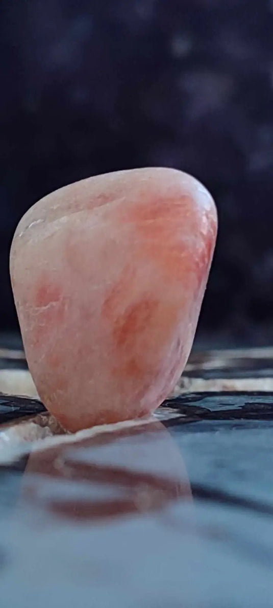 Pierre du soleil Héliolite du Brésil pierre roulée Grade A++++ Pierre du soleil Héliolite