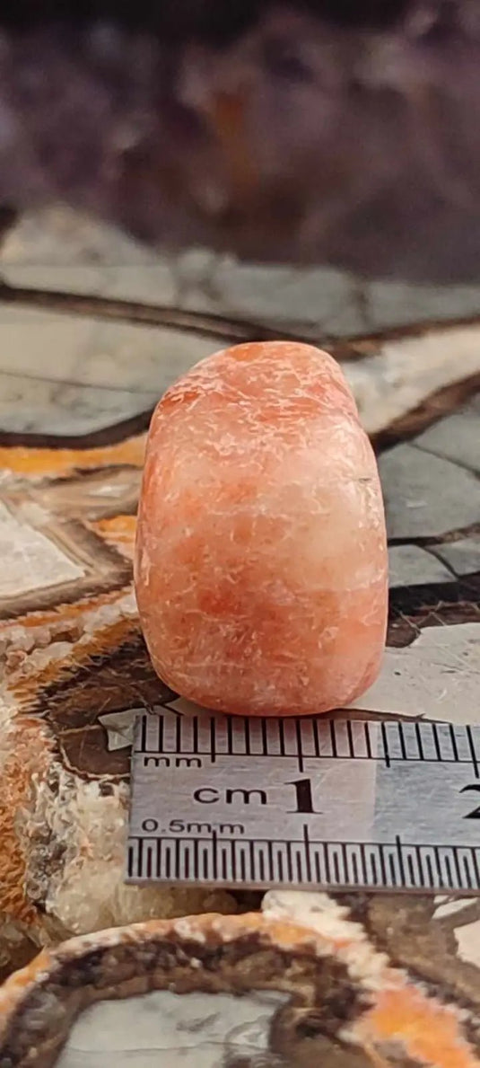 Pierre du soleil Héliolite du Brésil pierre roulée Grade A++++ Pierre du soleil Héliolite