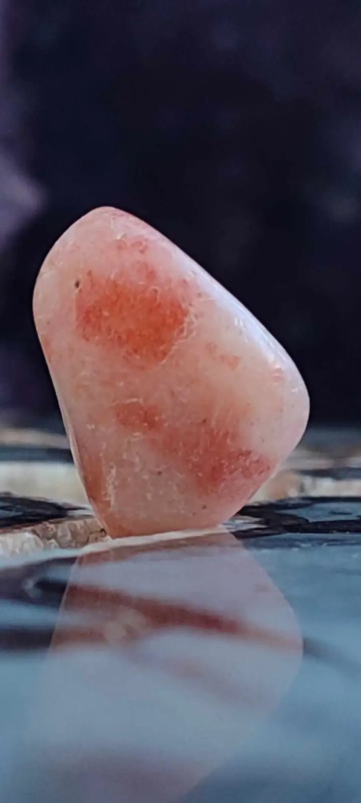 Load image into Gallery viewer, Pierre du soleil Héliolite du Brésil pierre roulée Grade A++++ Pierre du soleil Héliolite
