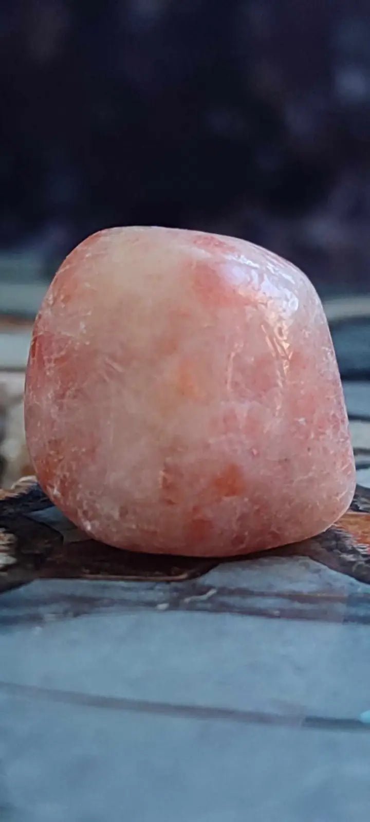 Load image into Gallery viewer, Pierre du soleil Héliolite du brésil pierre roulée Grade A++++ Pierre du soleil Héliolite
