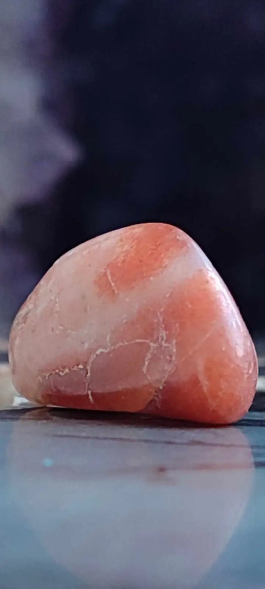 Pierre du soleil Héliolite du Brésil pierre roulée Grade A++++ Pierre du soleil Héliolite