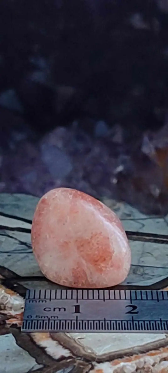 Pierre du soleil Héliolite du Brésil pierre roulée Grade A++++ Pierre du soleil Héliolite