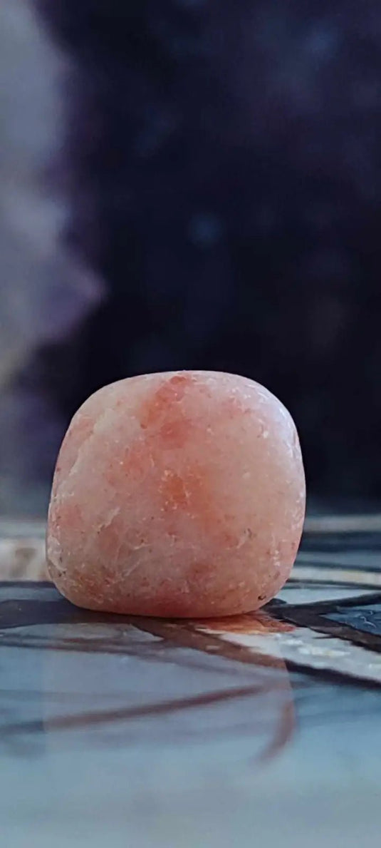 Pierre du soleil Héliolite du Brésil pierre roulée Grade A+++++ Pierre du soleil Héliolite