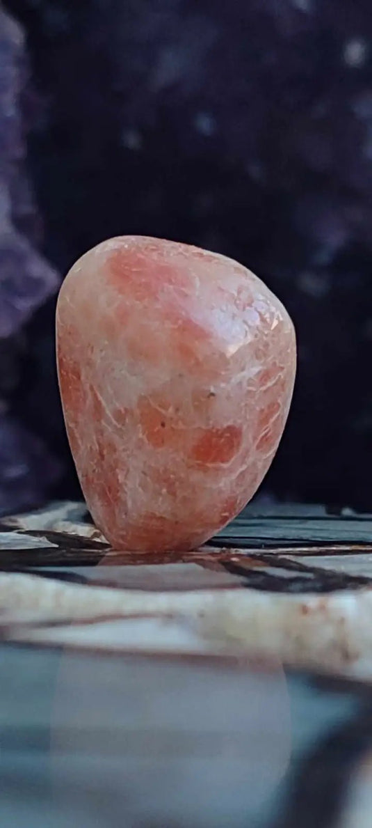 Pierre du soleil Héliolite du brésil pierre roulée Grade A++++ Pierre du soleil Héliolite