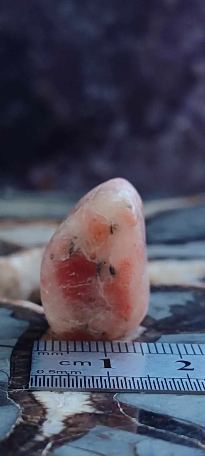 Load image into Gallery viewer, Pierre du soleil Héliolite du brésil pierre roulée Grade A++++ Pierre du soleil Héliolite
