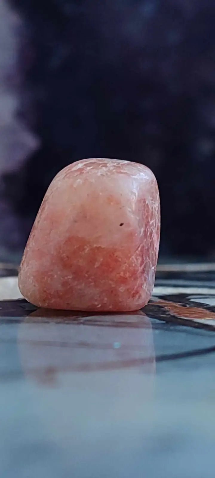 Load image into Gallery viewer, Pierre du soleil Héliolite du brésil pierre roulée Grade A++++ Pierre du soleil Héliolite
