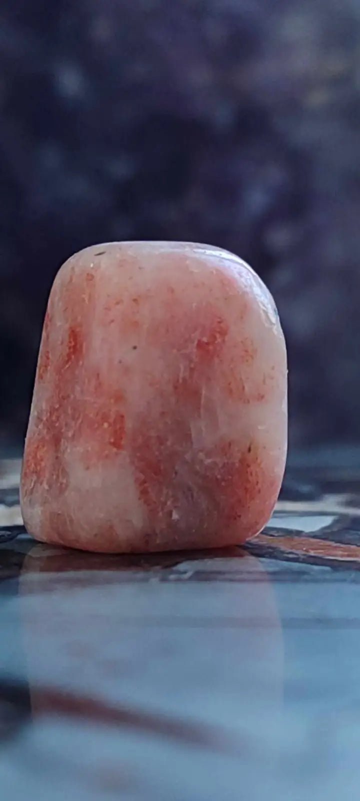 Load image into Gallery viewer, Pierre du soleil Héliolite du Brésil pierre roulée Grade A++++ Pierre du soleil Héliolite
