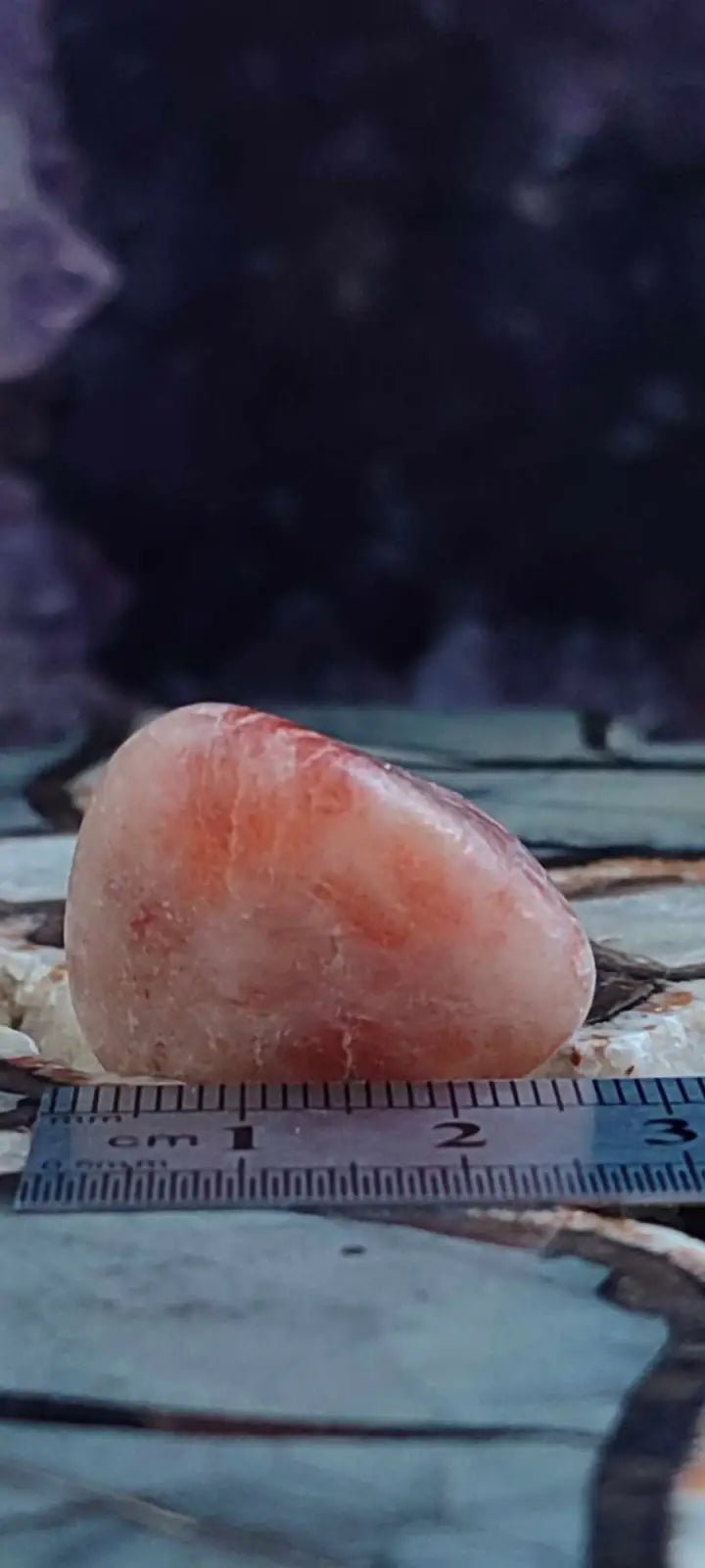 Load image into Gallery viewer, Pierre du soleil Héliolite du Brésil pierre roulée Grade A++++ Pierre du soleil Héliolite
