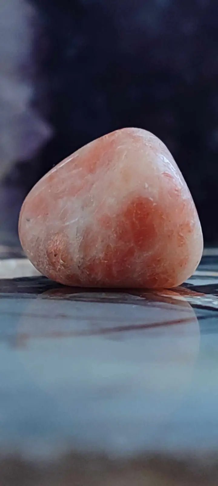 Load image into Gallery viewer, Pierre du soleil Héliolite du brésil pierre roulée Grade A++++ Pierre du soleil Héliolite
