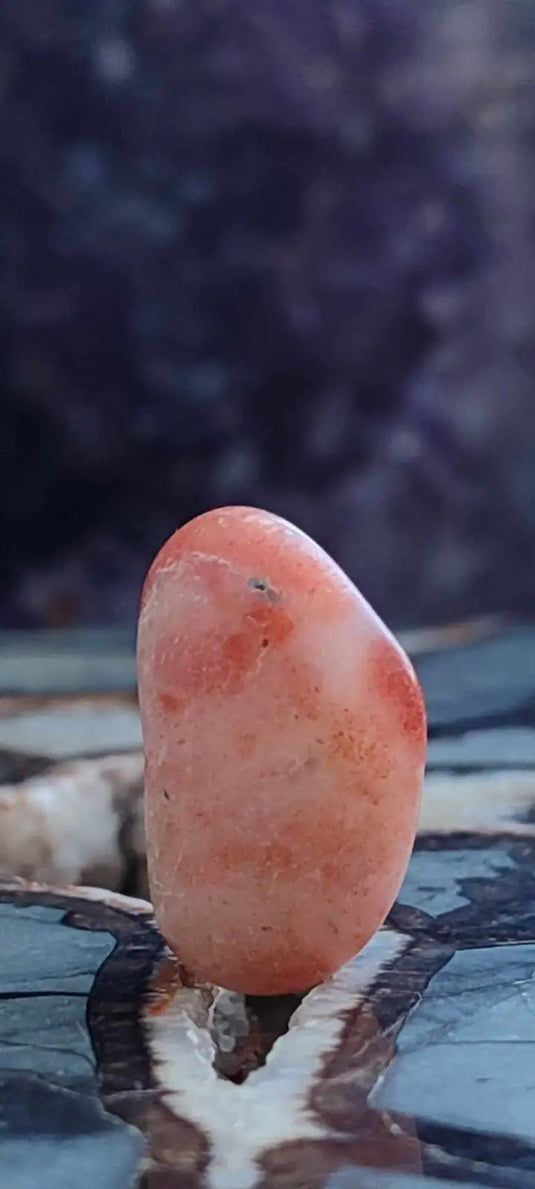 Pierre du soleil Héliolite du Brésil pierre roulée Grade A++++ Pierre du soleil Héliolite