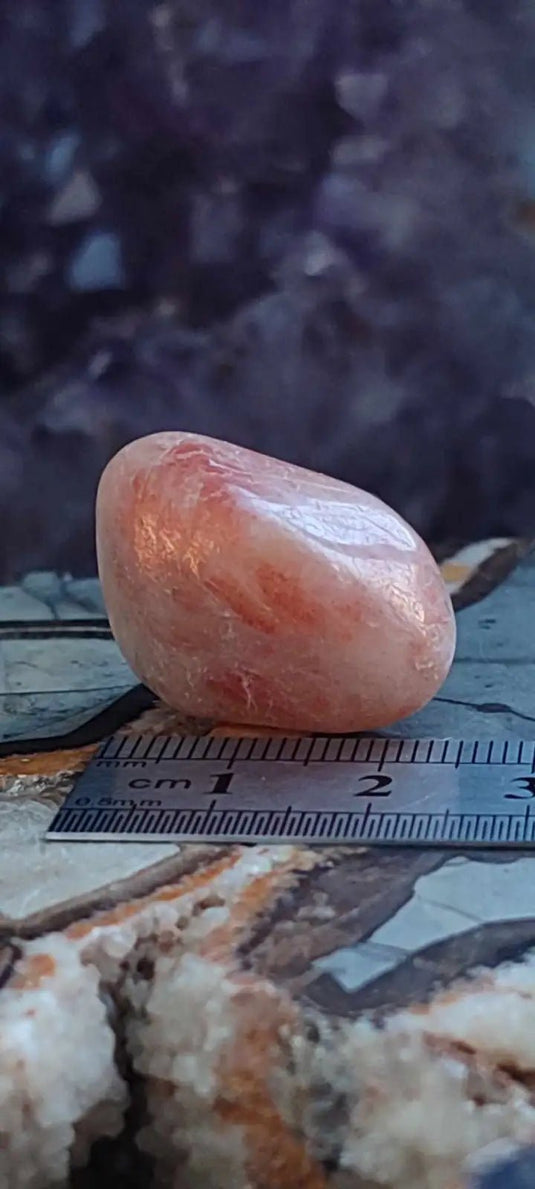 Pierre du soleil Héliolite du Brésil pierre roulée Grade A++++ Pierre du soleil Héliolite