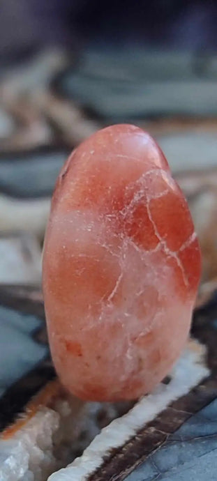 Pierre du soleil Héliolite du Brésil pierre roulée Grade A++++ Pierre du soleil Héliolite