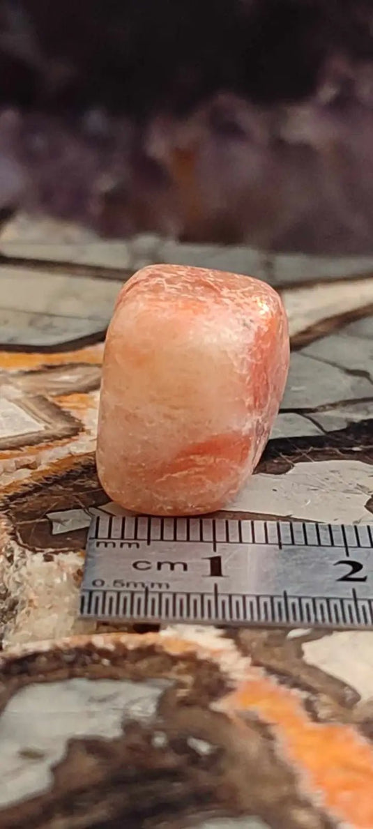 Pierre du soleil Héliolite du Brésil pierre roulée Grade A++++ Pierre du soleil Héliolite