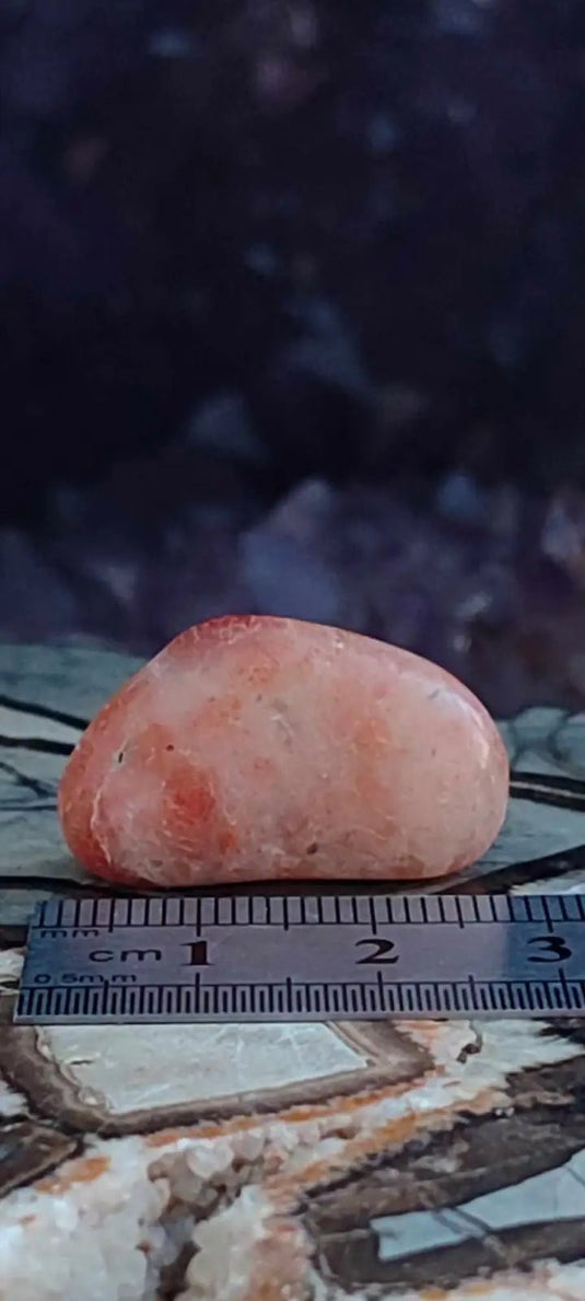 Pierre du soleil Héliolite du Brésil pierre roulée Grade A++++ Pierre du soleil Héliolite