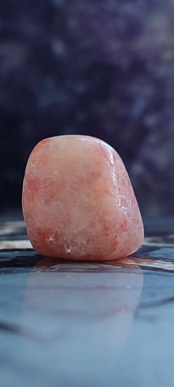 Load image into Gallery viewer, Pierre du soleil Héliolite du brésil pierre roulée Grade A++++ Pierre du soleil Héliolite
