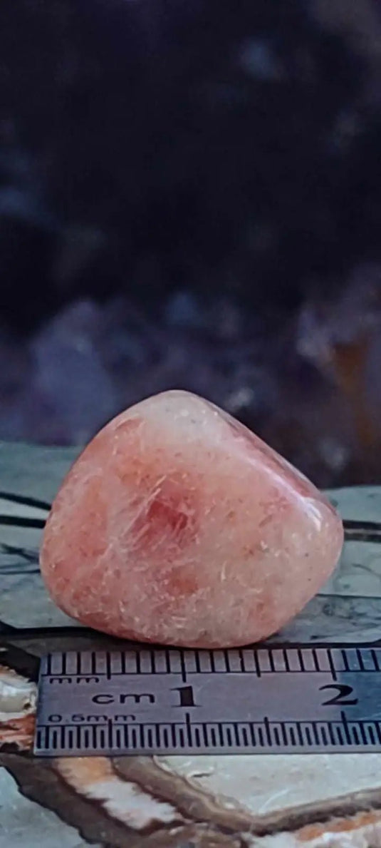 Pierre du soleil Héliolite du Brésil pierre roulée Grade A++++ Pierre du soleil Héliolite